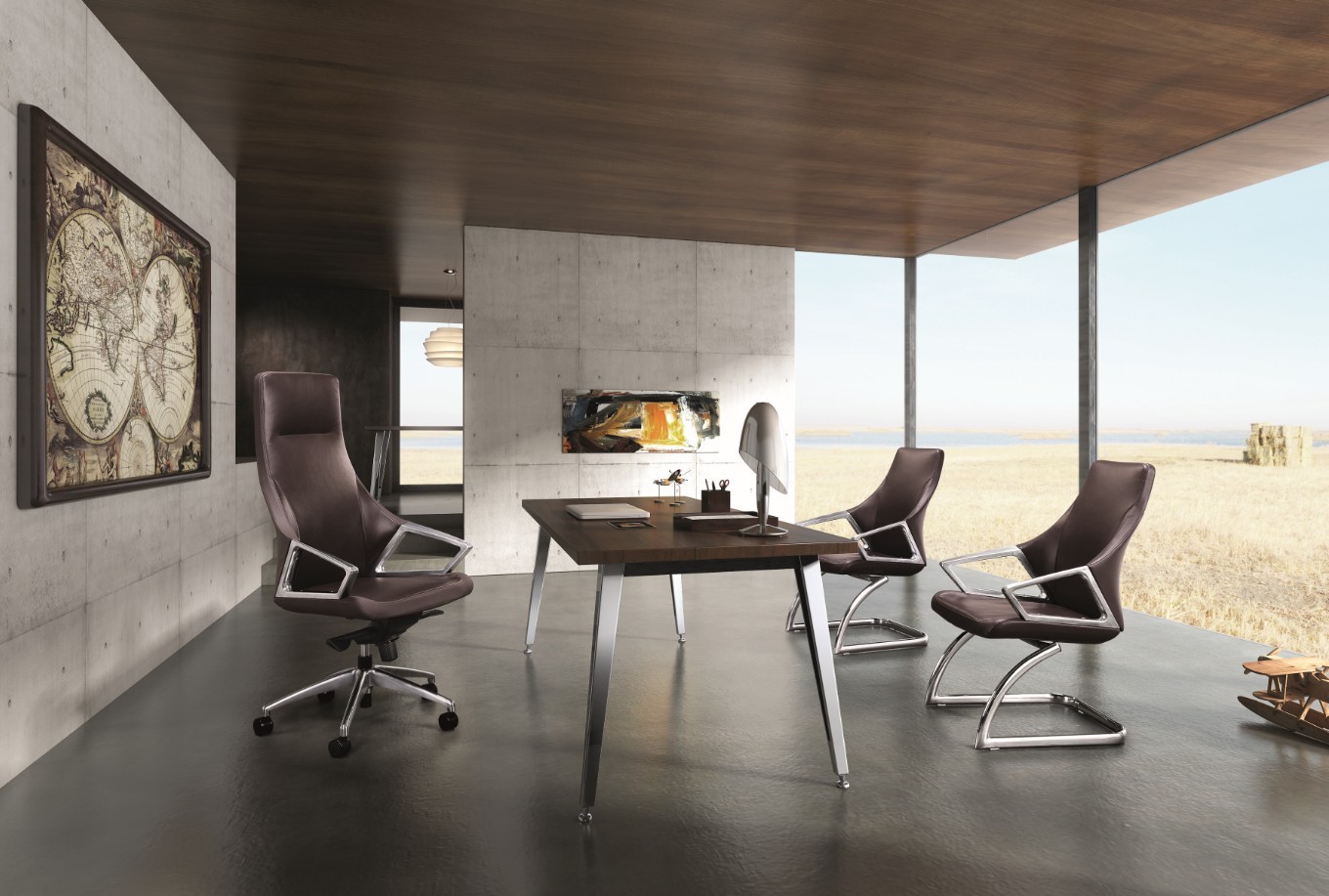 High Quality PU Leather Executive Office Depot Office Chair 2296A Buy